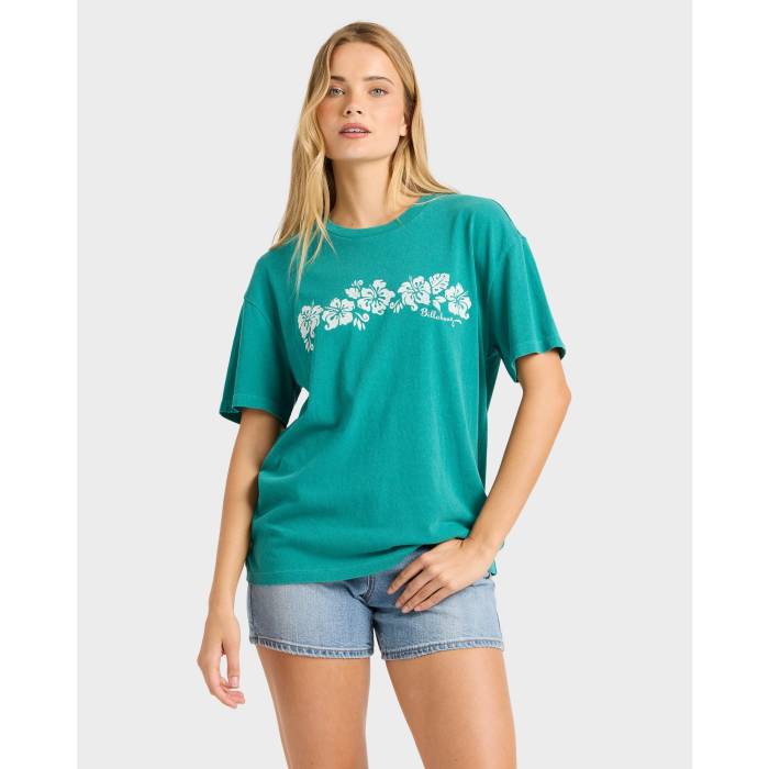 ビラボン Billabong 【 Womens Dreams For Days T-Shirt Womens Deep Sea 】 レディース Tシャツ レディース ディープ