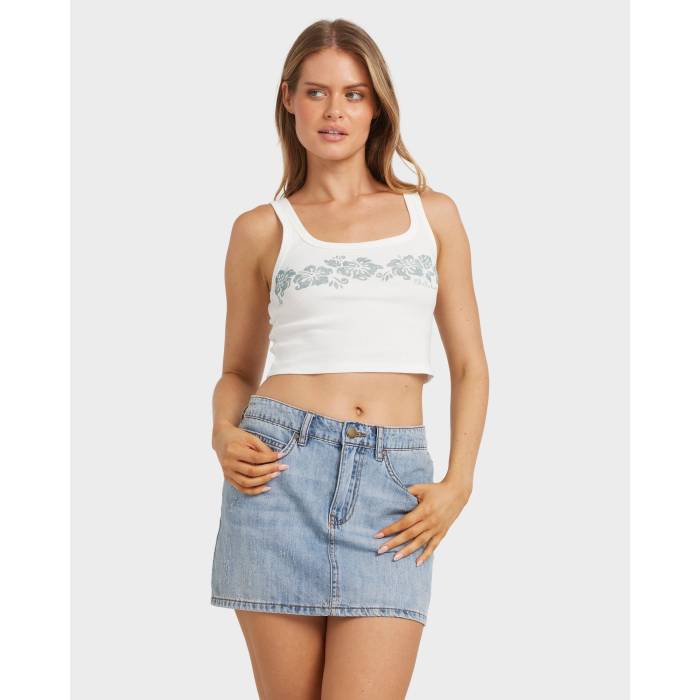 【★百貨店SALE★6/11十二時2時迄】散らし広告ボン Billabong 【 Womens Tropical Mixer Tank Womens Salt Crystal 】 レディース 貯蔵タンクいの一番 レディース