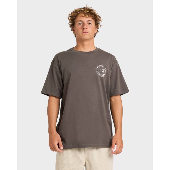 【★百貨店SALE★6/11真夜中2時迄】散らし広告ボン Billabong 【 Mens Hollow T-Shirt Mens Raven 】 メンズ ティーシャツ メンズ