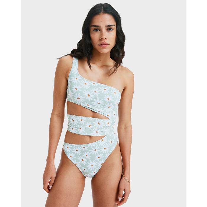 ロキシー Roxy 【 Womens Dream Floral On One Piece Womens Laurel Green Dream Big Floral 】 レディース ドリーム レディース green 緑・グリーン ドリーム｜スニケス