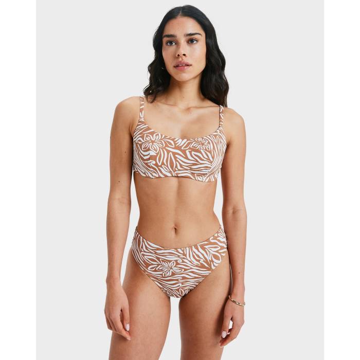 【★百貨店SALE★6/11真夜中2時迄】ロキシー Roxy 【 Womens Wild Thang Bikini Top Womens Almond Wild Thang Swim 】 レディース wild ワイルド レディース wild ワイルド