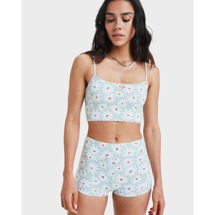【★百貨店SALE★6/11真夜中2時迄】ロキシー Roxy 【 Womens Dream Floral Bikini Bottom Womens Laurel Green Dream Big Floral 】 レディース 意気ごみ ズボン ボトムス レディース green 緑・緑であること 意気ごみ