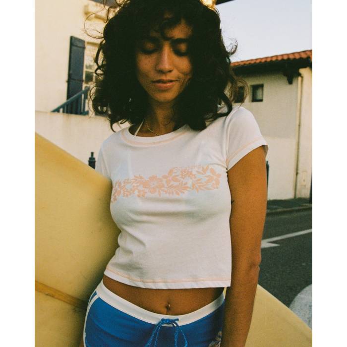 ビラボン Billabong 【 Womens In Bloom Baby T-Shirt Womens Salt Crystal 】 レディース Tシャツ レディース
