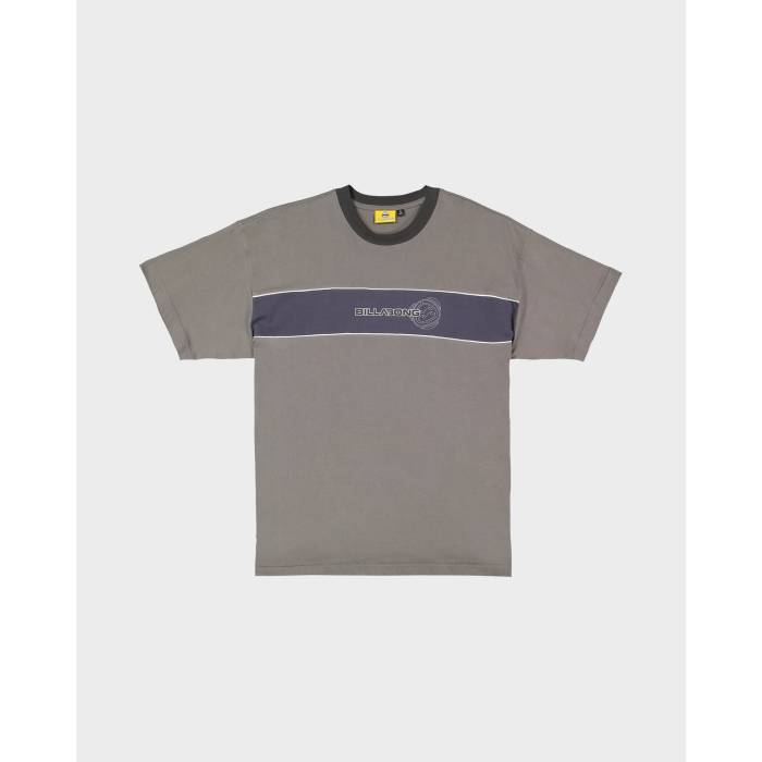 ビラボン Billabong 【 Mens Panel T-Shirt Mens Pewter 】 メンズ Tシャツ メンズ｜スニケス