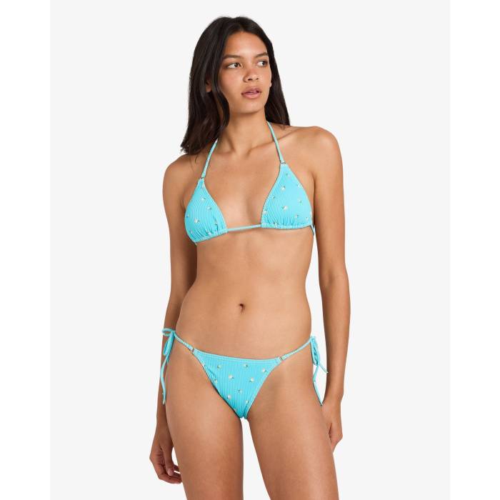 【★百貨店SALE★6/11真夜中2時迄】ルーカ Rvca 【 Womens Rose Bud Skimpy Bikini Bottom Womens Sky Blue 】 レディース Rose さくら色 ズボン ボトムス レディース 天の原 青碧 青碧