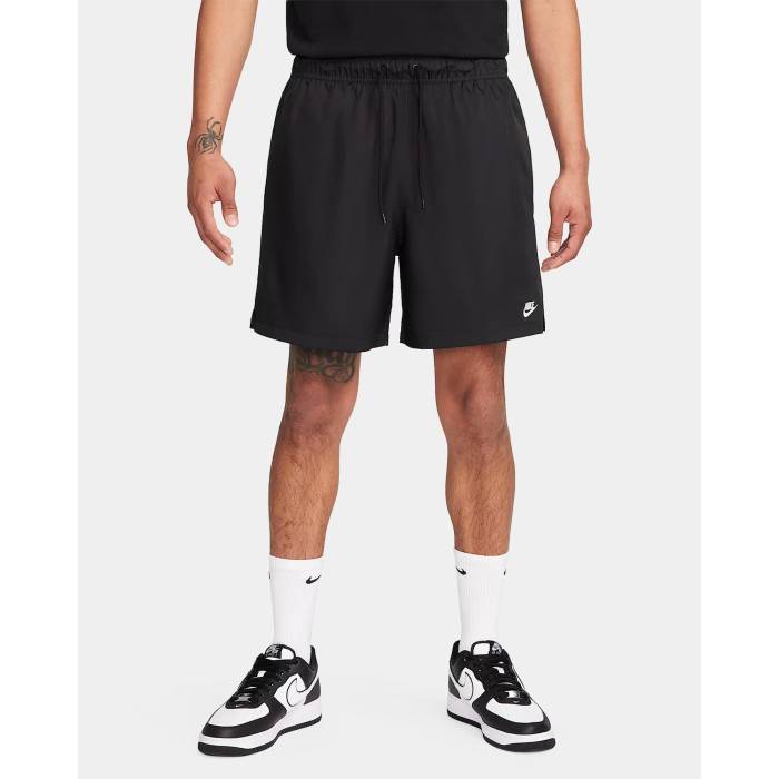 【★百貨店SALE★6/11十二時2時迄】ナイキ Nike 【 Mens Club Walkshorts Mens Black/White 】 メンズ 野球クラブ メンズ 黒いこと 黒いこと 白いこと 白いこと