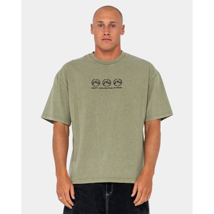 ラスティ Rusty 【 Mens Cruose Wash T-Shirt Mens Savannah 】 メンズ Tシャツ メンズ