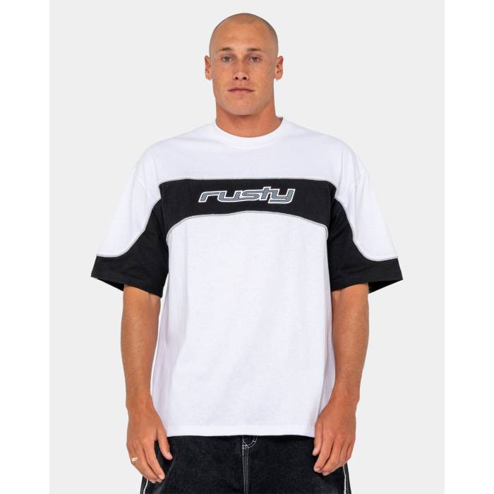 ラスティ Rusty 【 Mens Kinetic Heavy T-Shirt Mens White 】 メンズ Tシャツ メンズ 白色 ホワイト