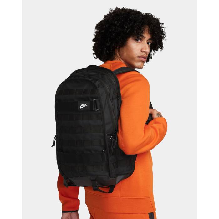 【★百貨店SALE★6/11真夜中2時迄】ナイキ Nike 【 Sportswear Rpm 26L Backpack Mens Black/Black/White 】 うしろ側容器に並べる 御徒面子 背嚢 メンズ 黒いこと 黒いこと 白いこと 白いこと