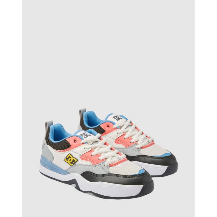 ディーシー シューズ Dc Shoes 【 Mens Dc Ascend Skate Shoes Mens White/Blue/Grey 】 メンズ DC ディーシー Skate スケート シューズ 運動靴 メンズ 白色 ホワイト 青色 ブルー 灰色 グレー