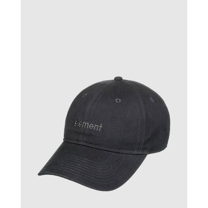 エレメント Element 【 Mens Lowcase Dad Cap Mens Off Black 】 メンズ キャップ 帽子 メンズ 黒色 ブラック｜スニケス