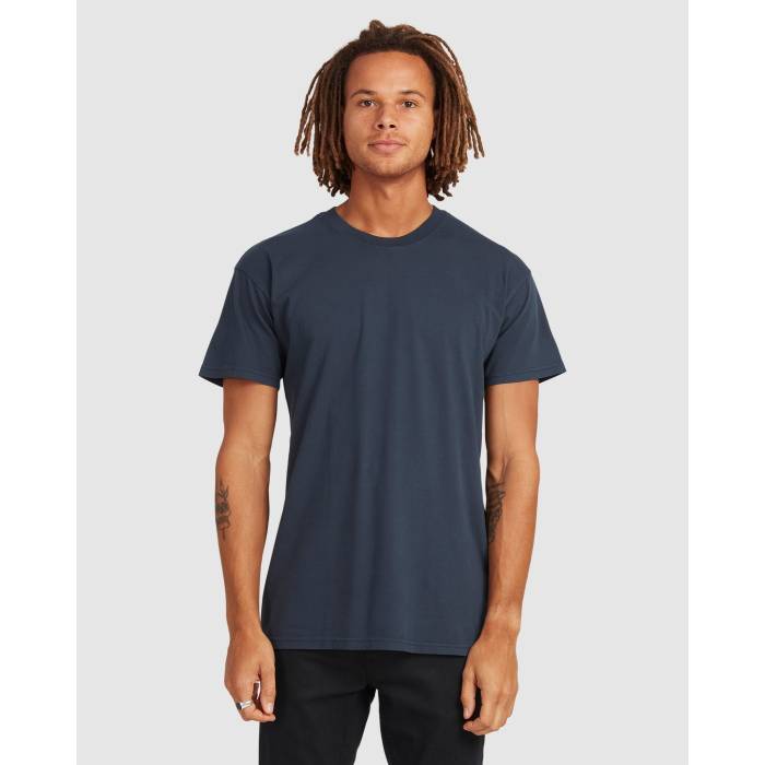 散らし広告ボン Billabong 【 Mens Premium Wave Wash T-Shirt Mens Navy 】 メンズ Premium 割り増し金 Wave ウェーブ・ウェイブ プルオーバー メンズ 紺色 米国海軍