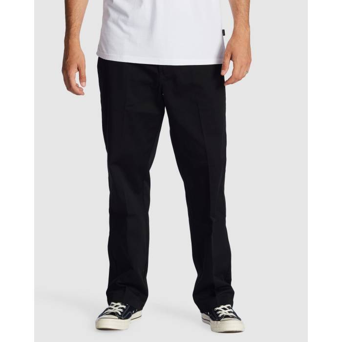 【★百貨店SALE★6/11真夜中2時迄】散らし広告ボン Billabong 【 Mens Carter Chino Pants Mens Black 】 メンズ チノ メンズ 黒いこと 黒いこと