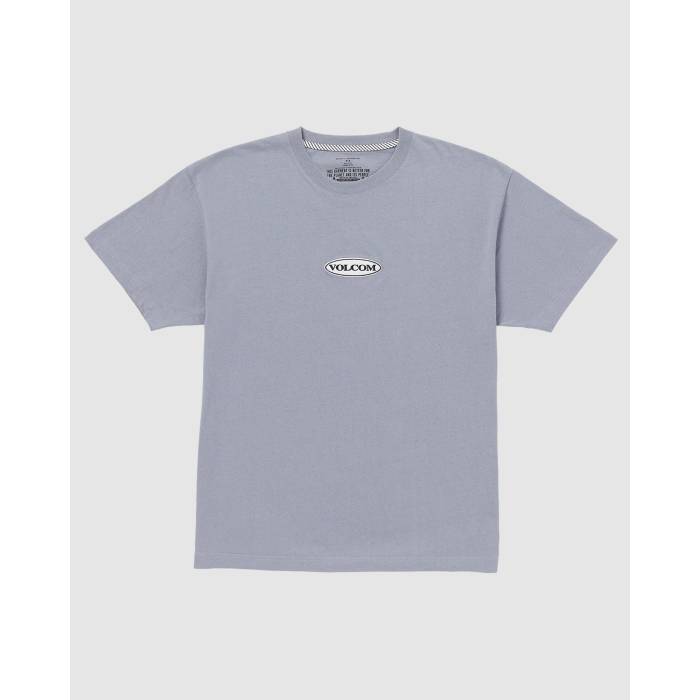 ボルコム Volcom 【 Mens Heritage Logo T-Shirt Mens Dusty Violet 】 メンズ ロゴタイプ プルオーバー メンズ 紫・相撲取り草