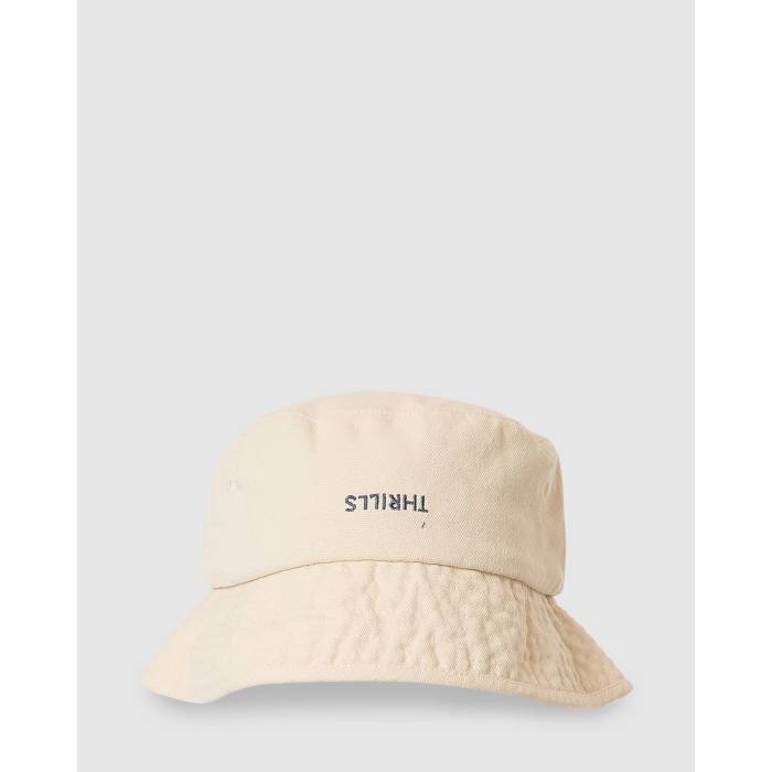 Thrills 【 Mens Minimal Bucket Hat Mens Heritage White 】 メンズ メンズ 白色 ホワイト