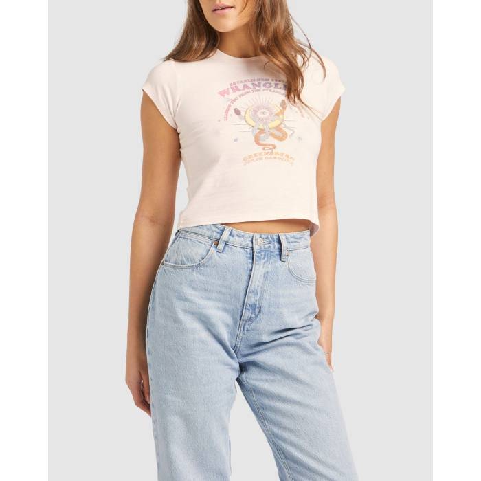 ラングラー Wrangler 【 Womens Baby Lunar Serpent T-Shirt Womens Pink 】 レディース ルーナー・ルナー Tシャツ レディース pink ピンク 13,348円