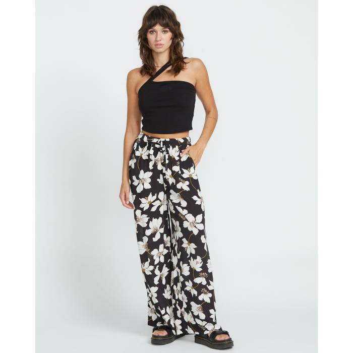 ボルコム Volcom 【 Womens Shore Shackin Pants Womens Black 】 レディース レディース 黒色 ブラック