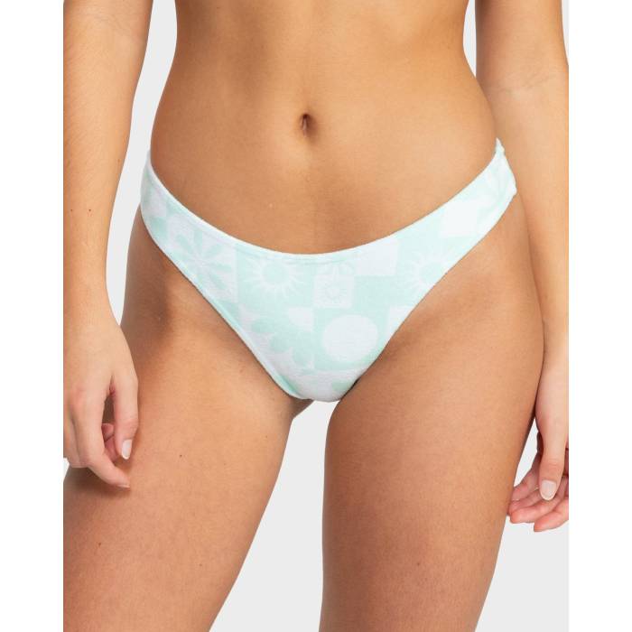 【★百貨店SALE★6/11真夜中2時迄】ロキシー Roxy 【 Womens Beach Bum Check High Leg Cheeky Bikini Bottom Womens Beach Glass Beach Bum Check 】 レディース ご機嫌 ズボン ボトムス レディース