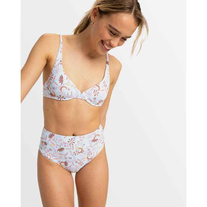 【★百貨店SALE★6/11十二時2時迄】ロキシー Roxy 【 Womens Vintage Isle High Waist Bikini Bottom Womens Cooling Spray Retro Isle 】 レディース vintage ビンテージ・ヴィンテージ 御機嫌 ズボン ボトムス レディース レトロ