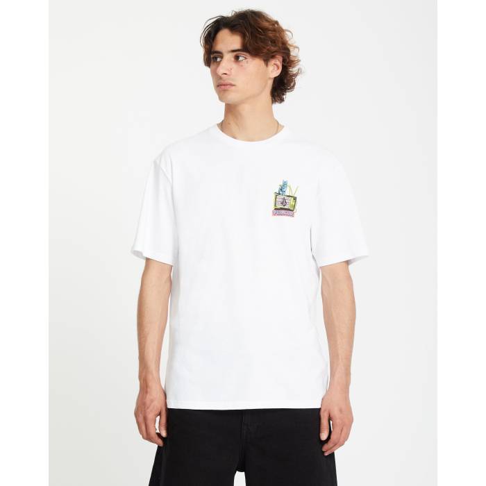 ボルコム Volcom 【 Mens Catv Bsc T-Shirt Mens White 】 メンズ プルオーバー メンズ 白いこと 白いこと
