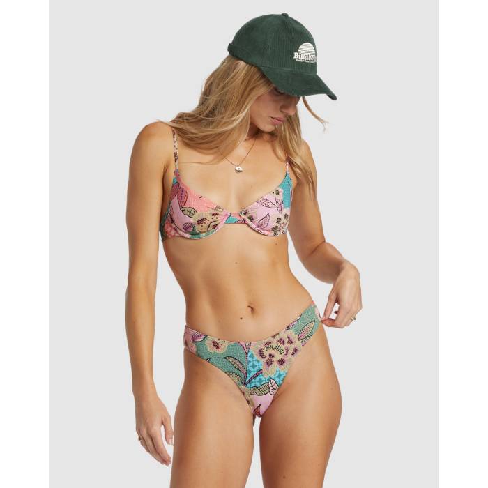 【★百貨店SALE★6/11真夜中2時迄】散らし広告ボン Billabong 【 Womens Visions Of Paradise Bondi Bikini Bottom Womens Multi 】 レディース エデンの園 ズボン ボトムス レディース