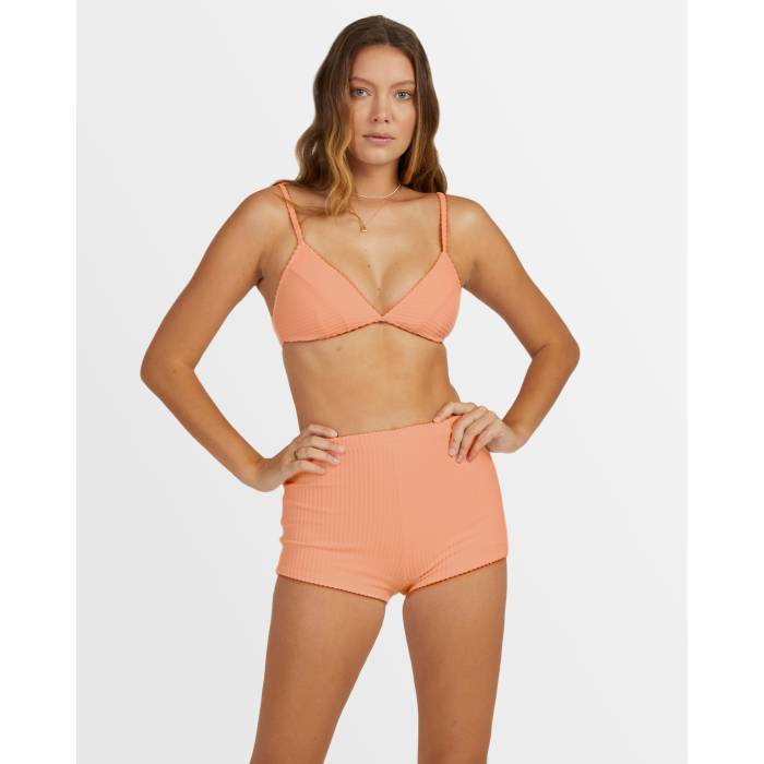 ビラボン Billabong 【 Womens Terry Rib Charlie Trilette Bikini Top Womens Coral 】 レディース レディース