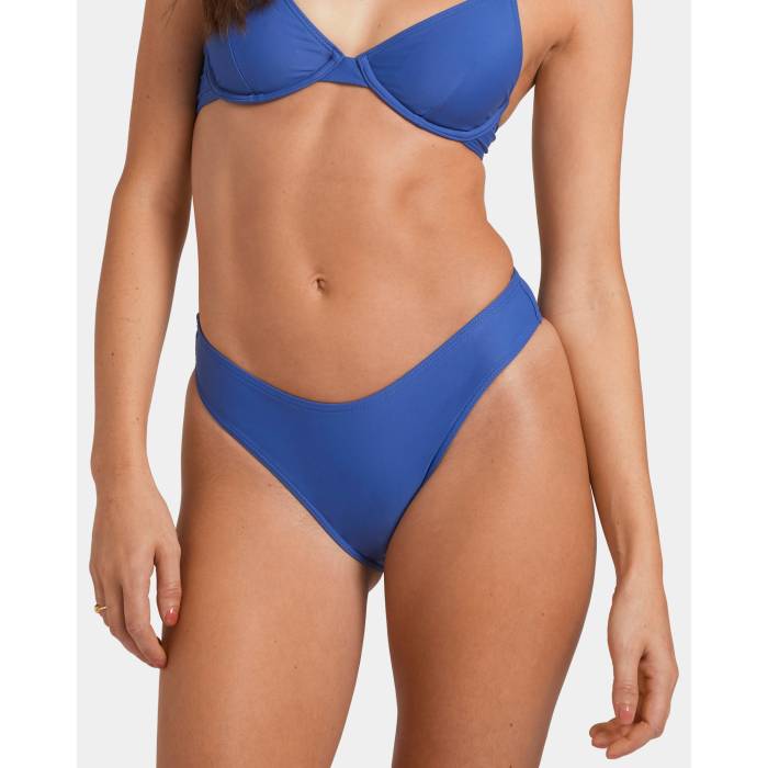 【★百貨店SALE★6/11真夜中2時迄】Nunui 【 Womens High Side Bikini Bottom Womens Ocean Blue 】 レディース ご機嫌 ズボン ボトムス レディース 青碧 青碧