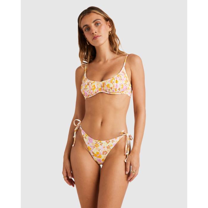 【★百貨店SALE★6/11十二時2時迄】散らし広告ボン Billabong 【 Womens Sungazers Reversible Tie Tanga Bikini Bottom Womens Multi 】 レディース リヴァーシブル タイ ズボン ボトムス レディース