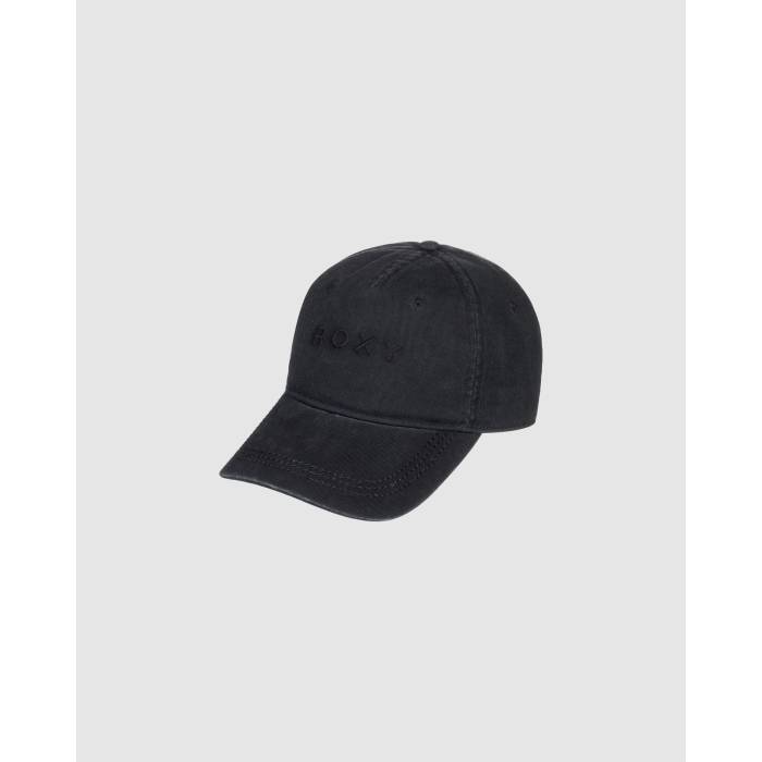 【★百貨店SALE★6/11夜夜中2時迄】ロキシー Roxy 【 Womens Dear Beliver Logo Dad Cap Womens Anthracite 】 レディース ロゴタイプ 旗がしら かぶり笠 レディース