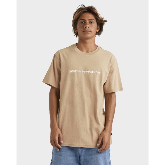 【★百貨店SALE★6/11十二時2時迄】クイックしろがね色 Quiksilver 【 Mens Overall T-Shirt Mens Cornstalk 】 メンズ プルオーバー メンズ
