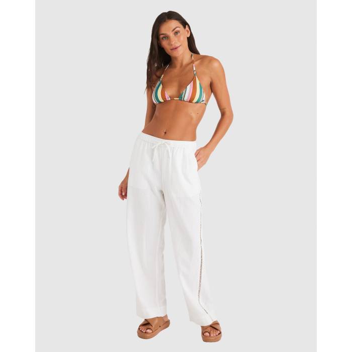 ロキシー Roxy 【 Womens Sun Lover Pants Womens White 】 レディース レディース 白色 ホワイト