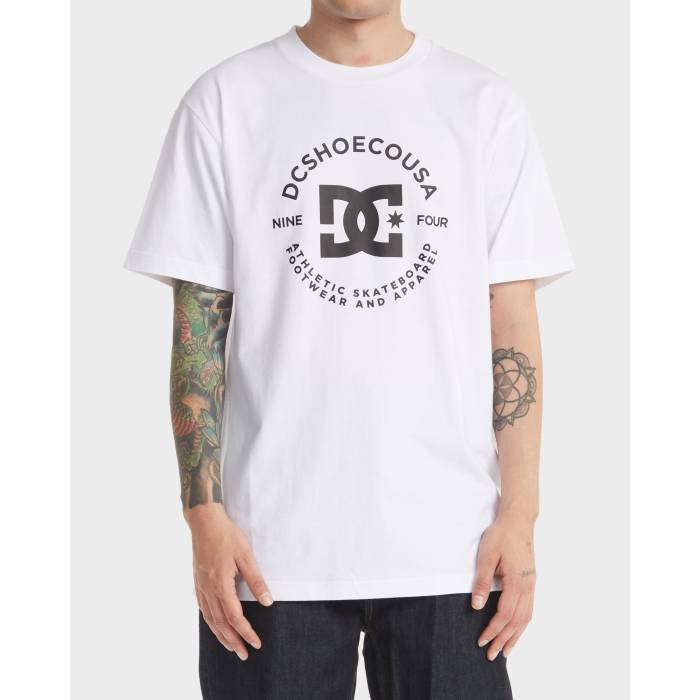 ディーシー シューズ Dc Shoes 【 Mens Dc Star Pilot T-Shirt Mens White 】 メンズ DC ディーシー Tシャツ メンズ 白色 ホワイト