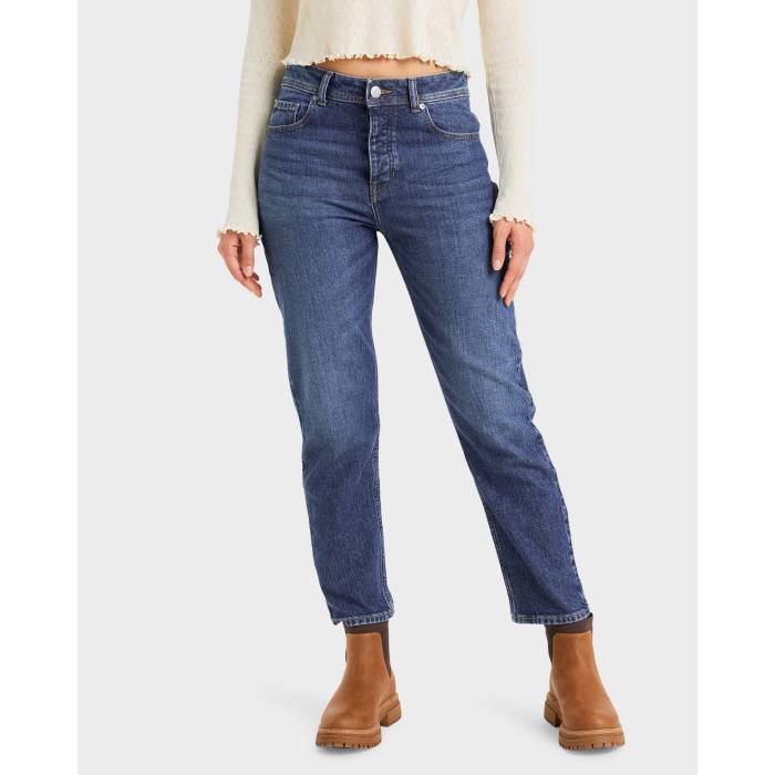 ロキシー Roxy 【 Womens Patti Straight Denim Jeans Womens Medium Blue 】 レディース デニム ジーンズ レディース 青色 ブルー