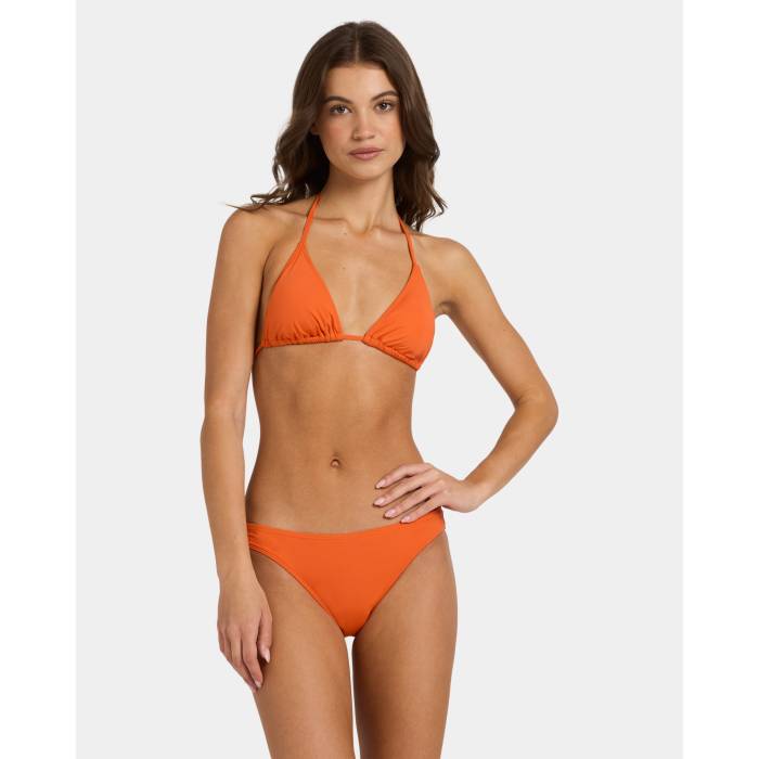 【★百貨店SALE★6/11真夜中2時迄】ロキシー Roxy 【 Womens Beach Classics Tiki Tri Bikini Top Womens Tangerine 】 レディース レディース