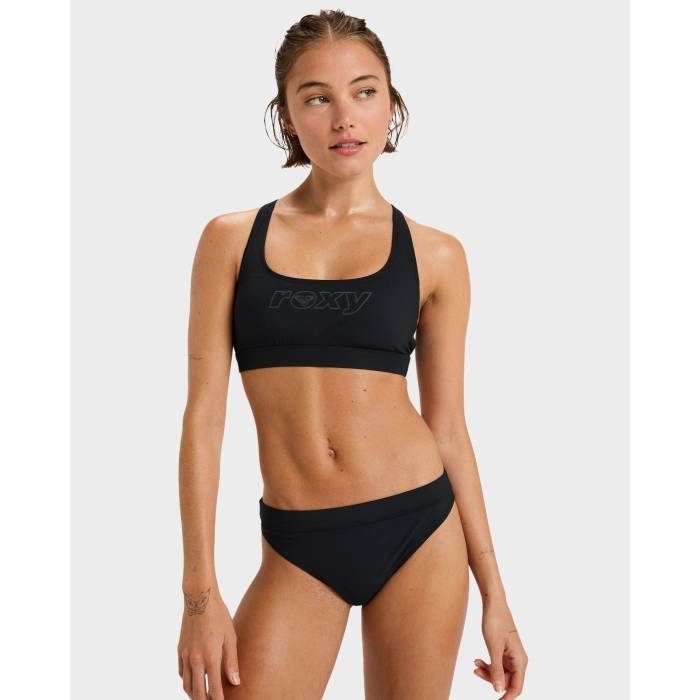 【★百貨店SALE★6/11十二時2時迄】ロキシー Roxy 【 Womens  Active Bikini Bottom Womens Anthracite 】 レディース ズボン ボトムス レディース