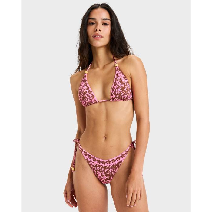 【★百貨店SALE★6/11十二時2時迄】ロキシー Roxy 【 Womens Kerlina Cheeky Bikini Bottom Womens Tiramisu Kerlina Border 】 レディース ズボン ボトムス レディース