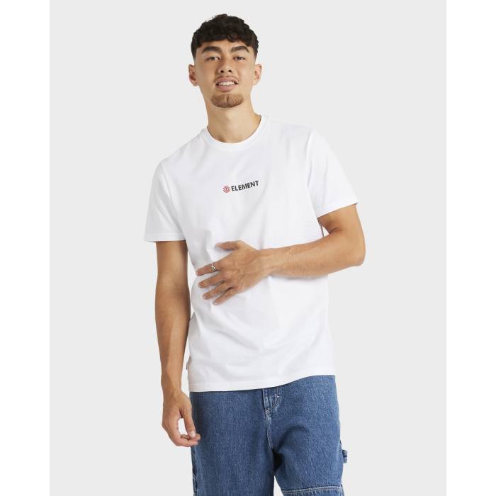 化学元素 Element 【 Mens Blazin Chest T-Shirt Mens Optic White 】 メンズ プルオーバー メンズ 白いこと 白いこと