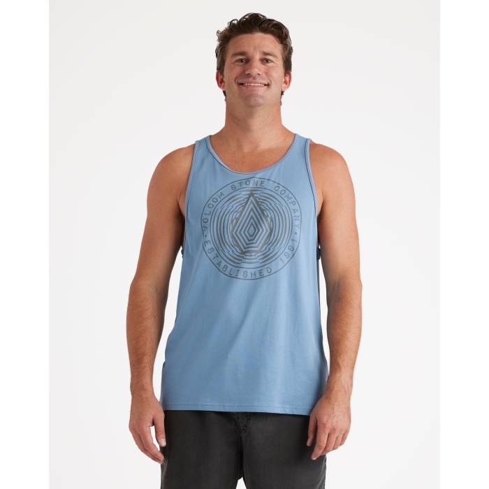【★百貨店SALE★6/11真夜中2時迄】ボルコム Volcom 【 Mens Vortexed Tank Top Mens Rinse 】 メンズ 貯蔵タンクとっ始め メンズ