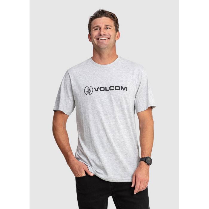 ボルコム Volcom 【 Mens Stonicon Heater T-Shirt Mens Grey Marle 】 メンズ Tシャツ メンズ 灰色 グレー