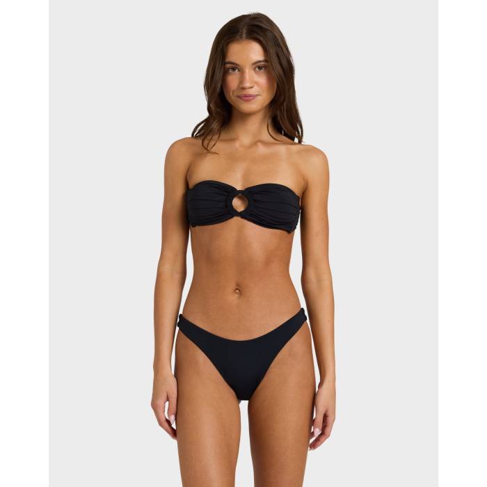 【★百貨店SALE★6/11真夜中2時迄】ロキシー Roxy 【 Womens Sd Beach Classics Bandeau Bikini Top Womens Anthracite 】 レディース レディース