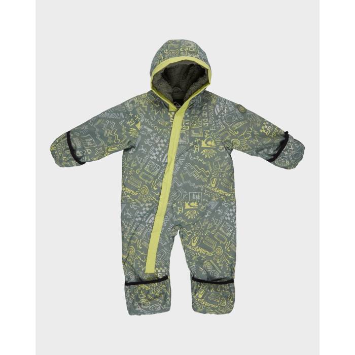 【★百貨店SALE★6/11真夜中2時迄】クイックしろがね色 Quiksilver 【 Toddlers Snow Suit Boys Kids Chatter Sea Spray 】 背広 お坊っちゃん キッズ