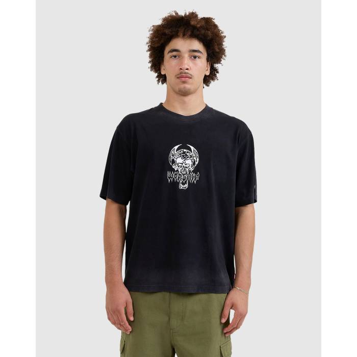 Worship 【 Mens Death Eater T-Shirt Mens Black 】 メンズ プルオーバー メンズ 黒いこと 黒いこと