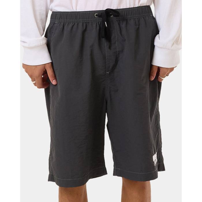 Worship 【 Mens Dry Paint Baggie Nylon Short Mens Worn Black 】 メンズ ナイロン メンズ 黒色 ブラック｜スニケス