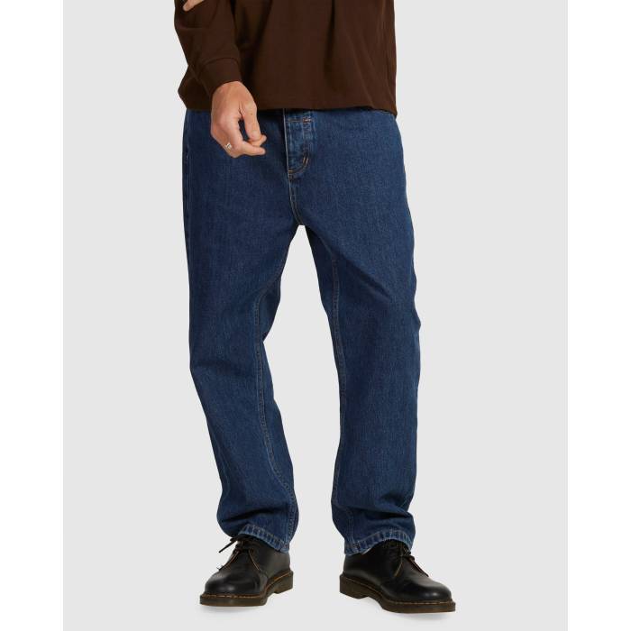 【★百貨店SALE★6/11真夜中2時迄】Thrills 【 Mens Slacker Denim Jeans Mens Dark Rinse Blue 】 メンズ ジーンズ デニム メンズ 青碧 青碧
