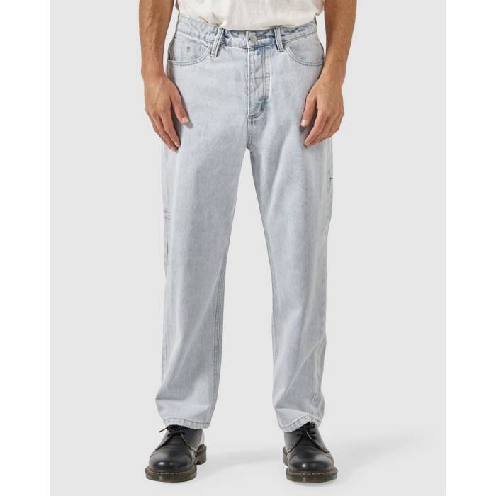 【★百貨店SALE★6/11真夜中2時迄】Thrills 【 Mens Slacker Denim Jeans Mens Faded Dust Blue 】 メンズ ジーンズ デニム メンズ 青碧 青碧