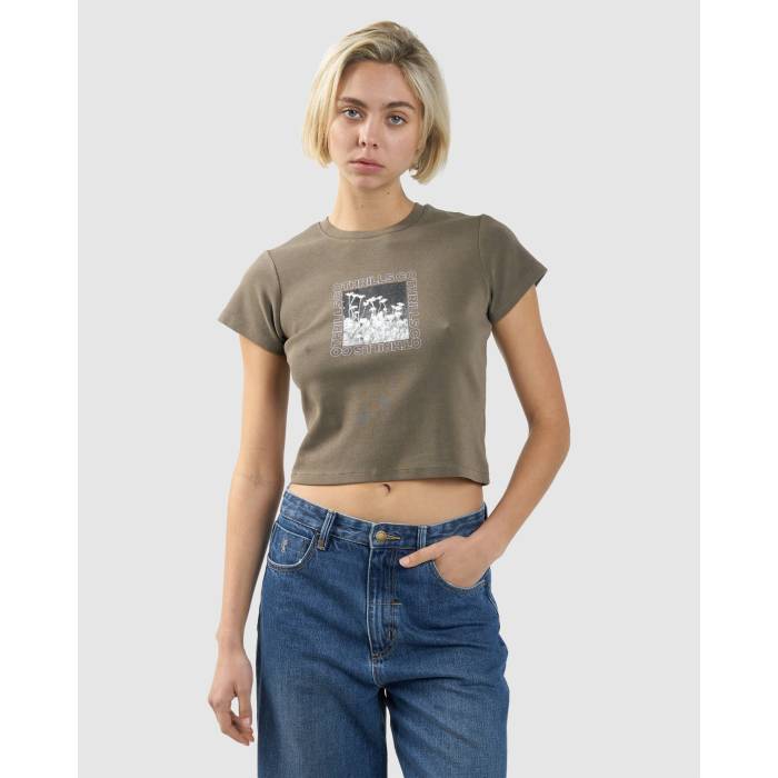 Thrills 【 Womens Clique Mini T-Shirt Womens Desert 】 レディース Tシャツ レディース