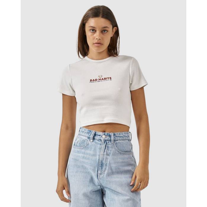 Thrills 【 Womens Royal Habits Baby T-Shirt Womens Dirty White 】 レディース Tシャツ レディース 白色 ホワイト
