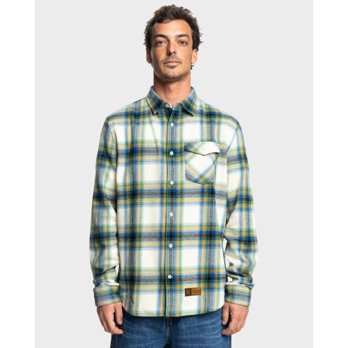 ディーシー シューズ Dc Shoes 【 Mens Marshall Long Sleeve Shirt Mens Pelican Plaid 】 メンズ Sleeve スリーブ メンズ