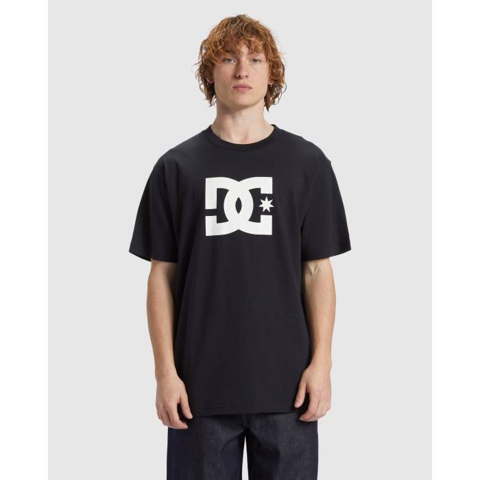 ディーシー シューズ Dc Shoes 【 Mens Dc Star T-Shirt Mens Black 】 メンズ DC ディーシー プルオーバー メンズ 黒いこと 黒いこと