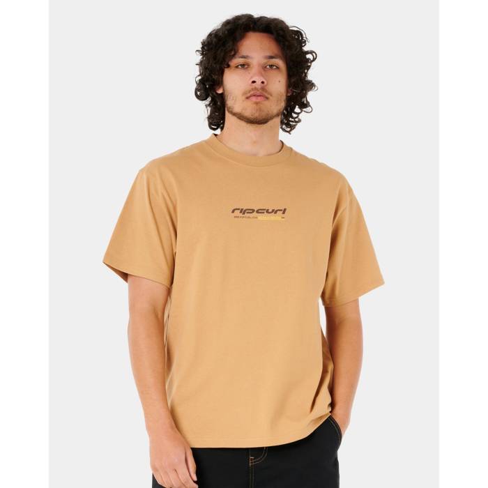 リップカール Rip Curl 【 Mens Archive Mixed T-Shirt Mens Iced Coffee 】 メンズ Tシャツ メンズ｜スニケス